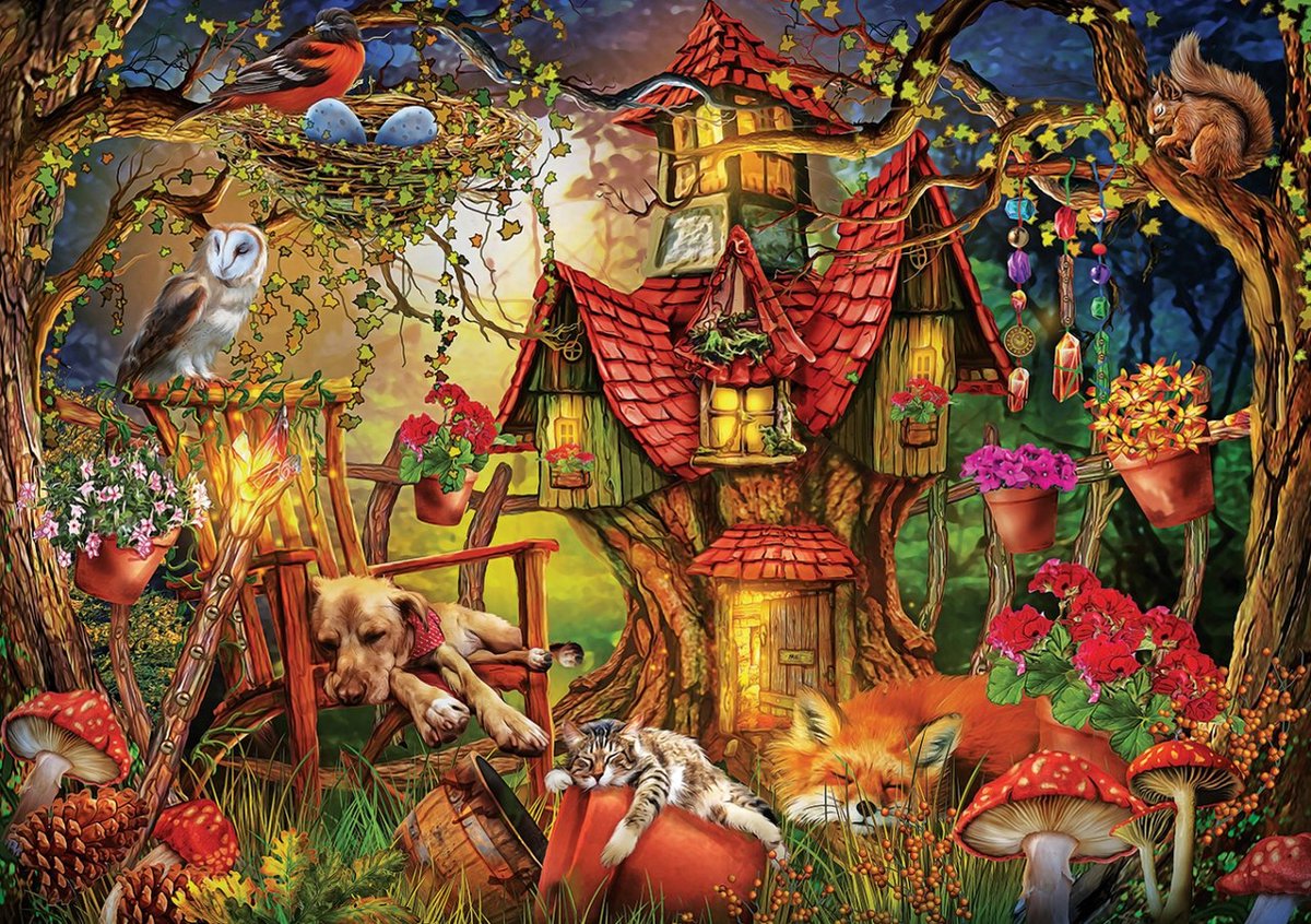 Art Puzzle puzzel Time for Misery - 1000 stukjes legpuzzel.