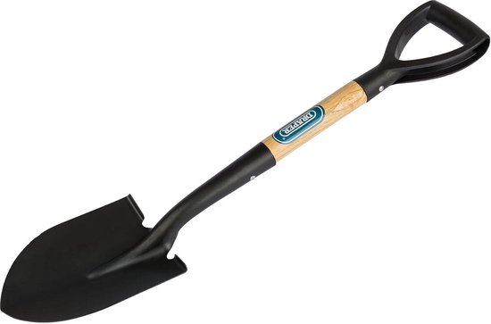 15072 Ronde Punt Mini Schep - Houten Schacht - Tuinieren Gereedschap — afbeelding 2