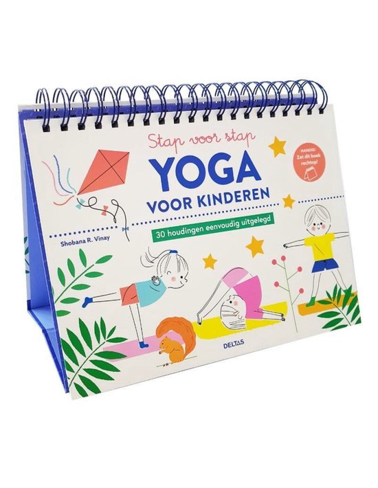 Deltas Stap voor stap yoga voor kinderen 1 Boek - cover