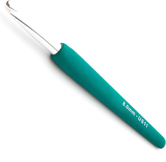 KnitPro Waves 2.0 Deep Sea Teal haaknaald 8,00mm