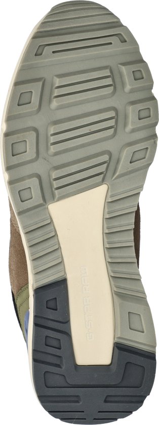 Onderkant van de G-Star Holorn Runner sneaker met een tweekleurig profiel en G-Star RAW logo.