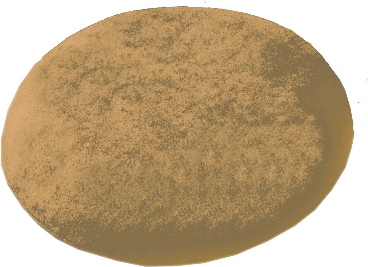 Zitring kussen van latexschuim, Ø 42 cm - kleur: Beige - met badstofhoes- aambeien kussen