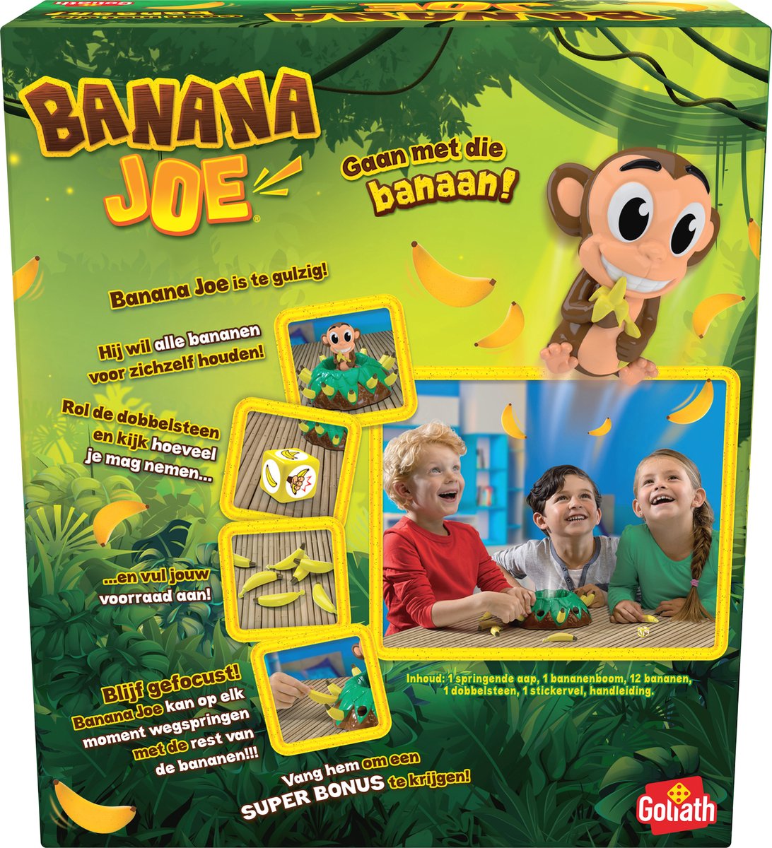Banana Joe (NL) - Actiespel - Kinderspel van Goliath — cadeau in Spellen & Speelgoed - foto 3