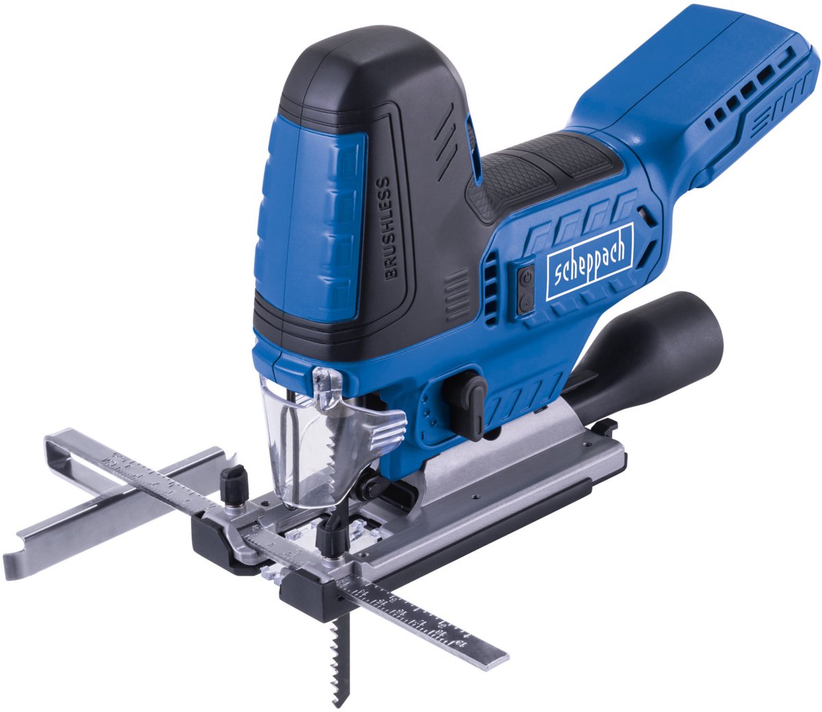 Bol.com Scheppach Accu Decoupeerzaag 20V - Brushless Motor - Zaagdiepte 100 mm - Variabel Toerental 1000-3000 spm - Zonder Accu ... aanbieding