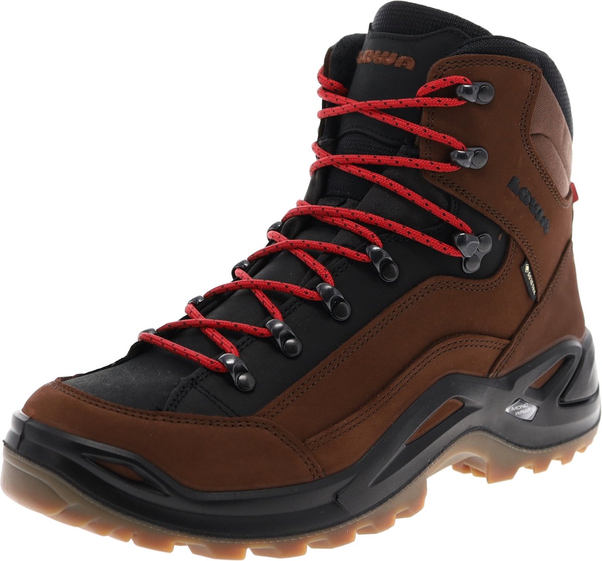 Lowa Renegade GTX® Mid Wandelschoenen Heren Mahagony 46 Rood