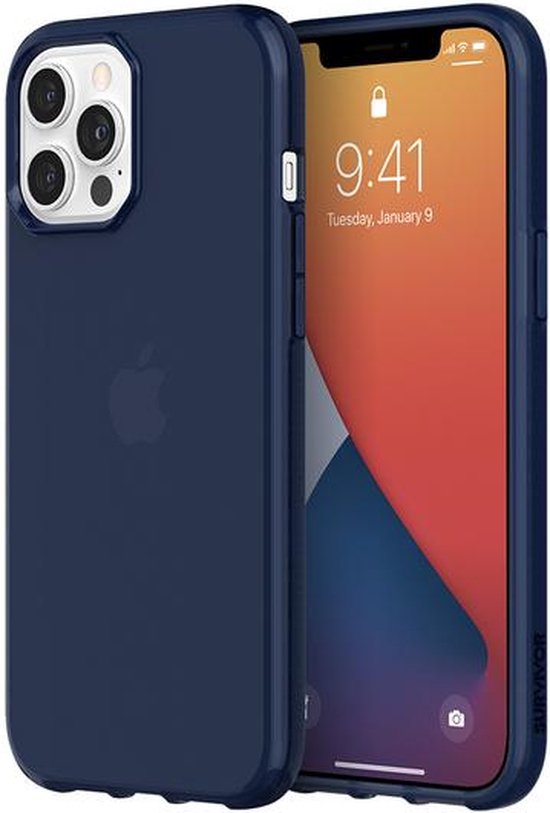 Griffin Survivor Clear case iPhone 12 Pro Max Navy