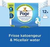 Page papier toilette humide - Complete Clean - 100% jetable - 38 x 12 pièces - 456 feuilles