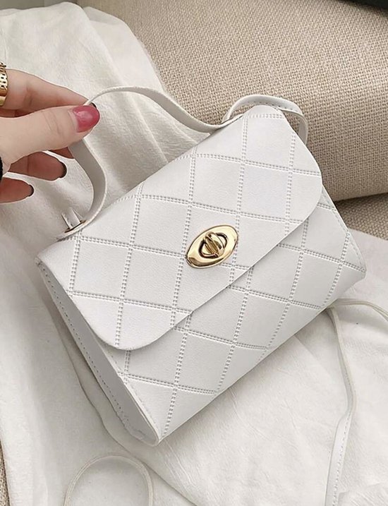 Lakleer dames handtas, mode casual stijl crossbody tas, mobiele telefoon/ portemonnee/spiegel/lippenstift/make-up/sleutel, 26 x 13 x 22 cm, paars, Paars, Eén maat Lakleer dames handtas, mode casual stijl crossbody tas, mobiele telefoon/ portemonnee/spiegel/lippenstift/make-up/sleutel, 26 x 13 x 22 cm, paars, Paars, Eén maat