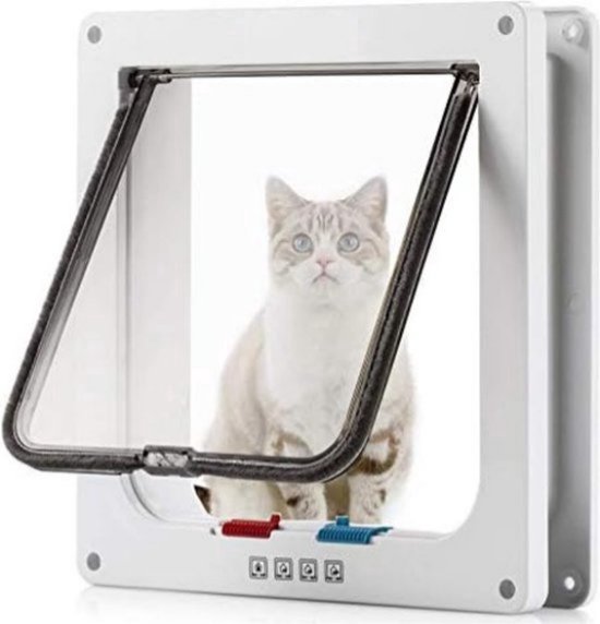 MAVRICPOWER: Kattenluik van roestvrij staal voor buitendeur MAVRICPOWER: Kattenluik van roestvrij staal voor buitendeur