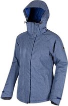 Regatta Dames Highside Winter Jas Gemeleerd Blauw Maat 42