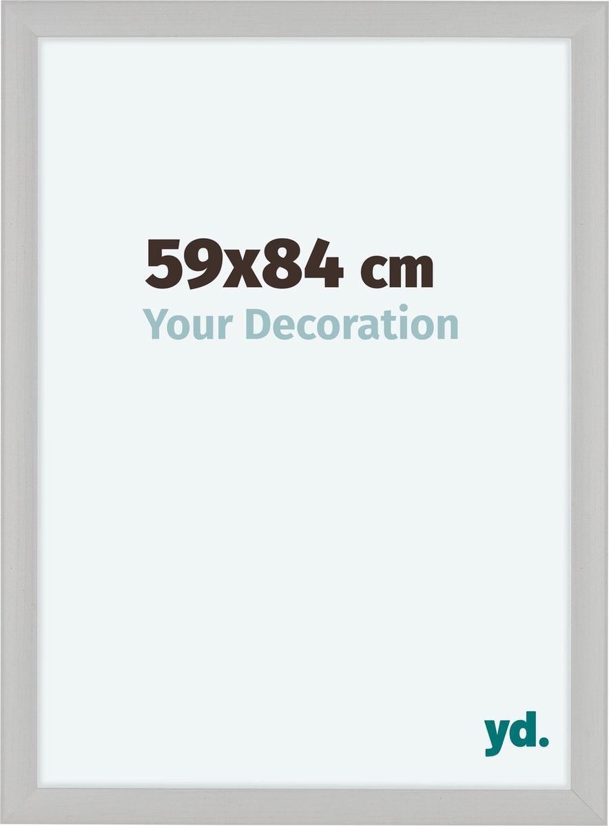 yd. Your Decoration - Fotolijst 59x84 cm - MDF - Wit Houtnerf - Como
