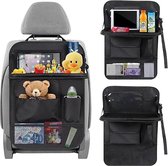 Autostoel-organizer, Auto-achterbank-organizer met Opvouwbare Tafel en Tablet/mobiele Telefoontas, Autobescherming voor Kinderen, Waterdicht, Autostoel-achterbank-opbergtas