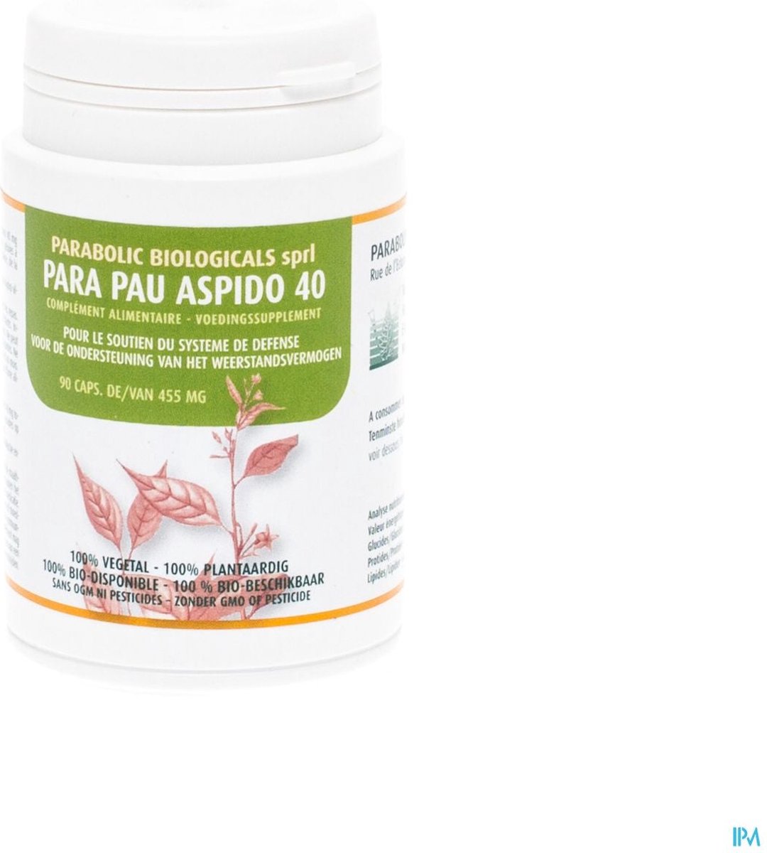 Para Pau Aspido 40 Microkorrels Op Caps 90