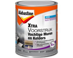 Alabastine Xtra Vochtige Muren en Kelders Voorstrijk - Wit - 1 liter