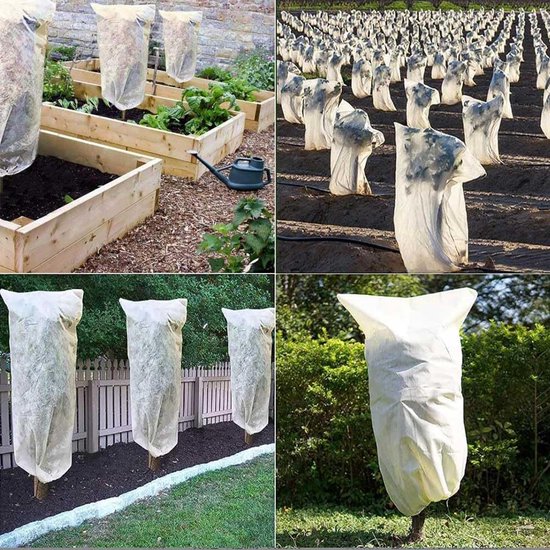 Winterbescherming voor planten 100 x 80 cm - Dik materiaal - Afwasbaar - Scheurvast