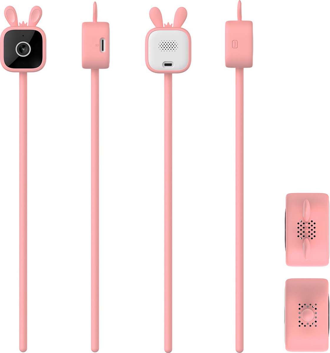 Tuya Babyfoon met Camera Roze - Huil- en Bewegingsdetectie - afbeelding 2