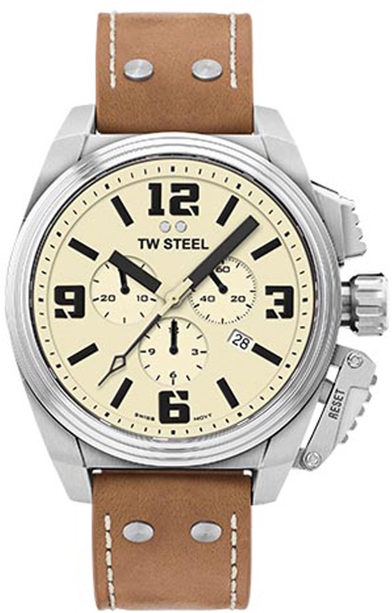 TW Steel TW1010 Canteen Swiss Chronograaf 46mm