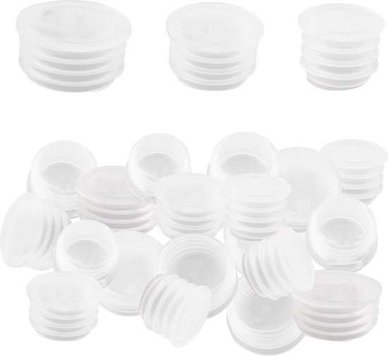 Lot De 60 Bouchons Pour Salière Et Poivrière - 6 Tailles (11 à 24 Mm) - Plastique Transparent Réutilisable - Rechange Universel