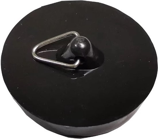 Go Go Gadget - Gootsteendop - 4,5CM - Afvoerstop - Plugstop - Rubber - Zwart