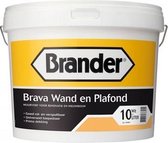 Brander Brava Wand en Plafond Wit 10 Liter