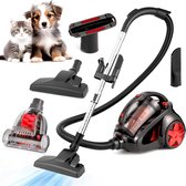 Bol.com AG3000 Stofzuiger Zonder Zak - Stofzuigers - Dierhaarbestendig -Vacuum Cleaner Zakloos - Geschikt Voor Dierenharen - 900... aanbieding