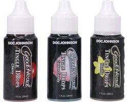 Doc Johnson - GoodHead Tingle Drops 3 smaken - 29 ml