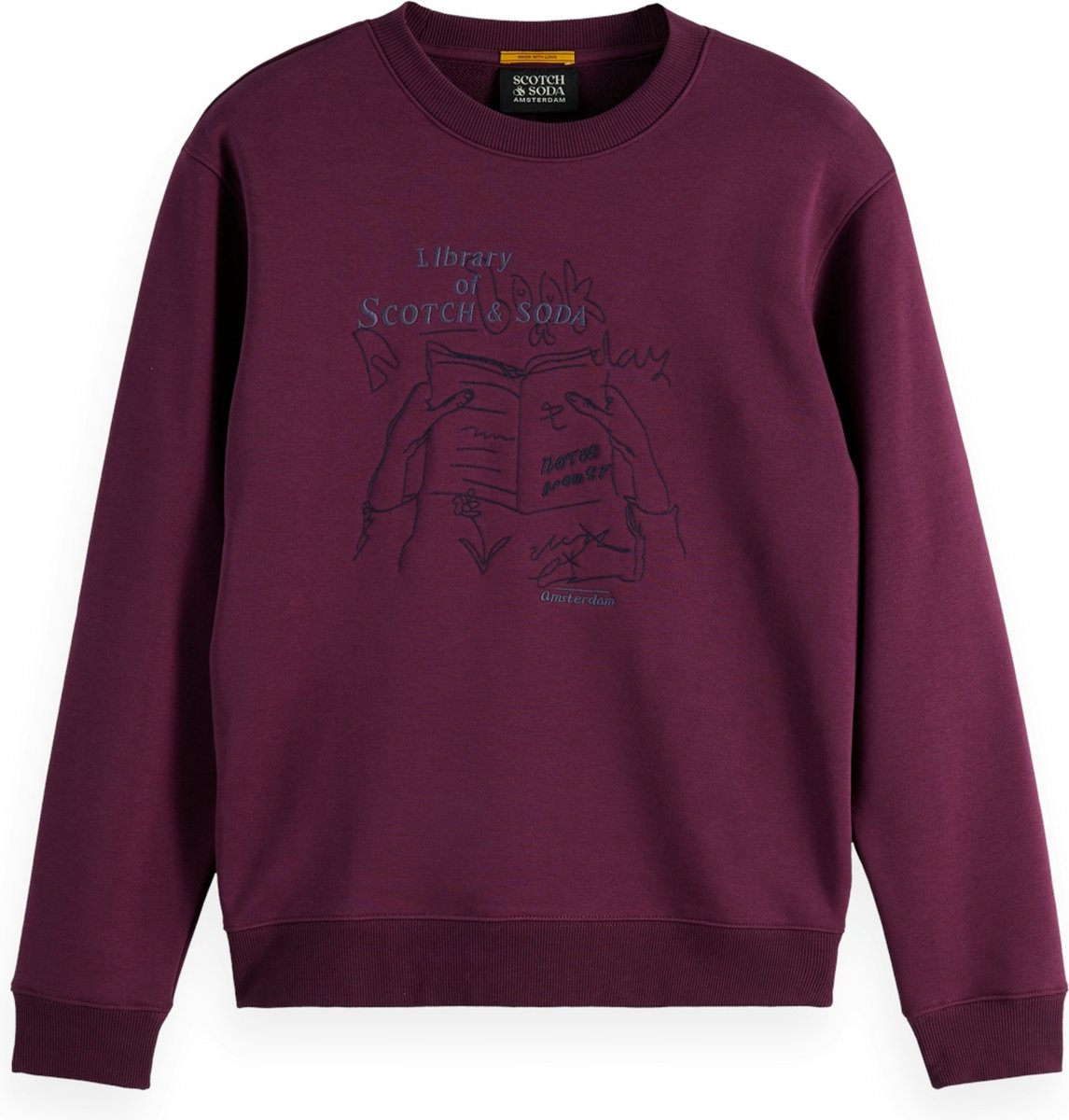 Bol Trui Scotch En Soda Heren Hoodie Blue SCOTCH SODA Heren Truien