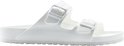 Witte Birkenstock Arizona EVA slipper, zijaanzicht.
