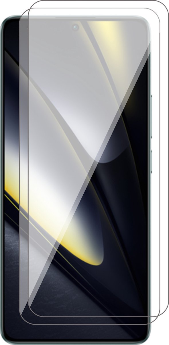 Screenprotector geschikt voor Poco F6 - 2x Glas Screen Protector