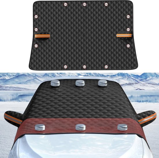 Auto Voorruithoes Winter voor Peugeot RCZ 2009-2015, Voorruitscherm Vorst Sneeuwbescherming Voorruitbeschermer Ijs Waterdichte Hoezen,A/155 * 110cm