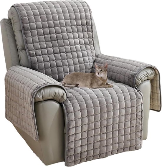 OKYUK Premium Hondenbed - Bankbescherming voor huisdieren, handgemaakt en wasbaar hondenkussen, pluche hondenmat voor alle maten (Cord Koffie, 90 x 90CM