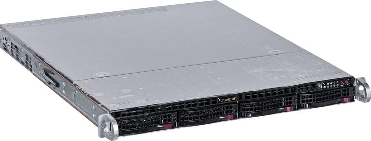 Supermicro SuperChassis 813MFTQC-R407CB Rack 400W Zwart computerbehuizing