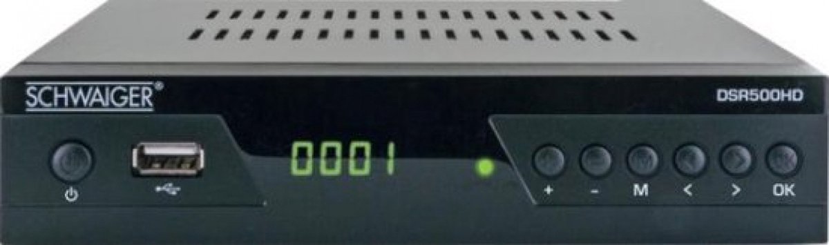 Schwaiger DSR500HD HD-satellietreceiver Front-USB Aantal tuners: 1