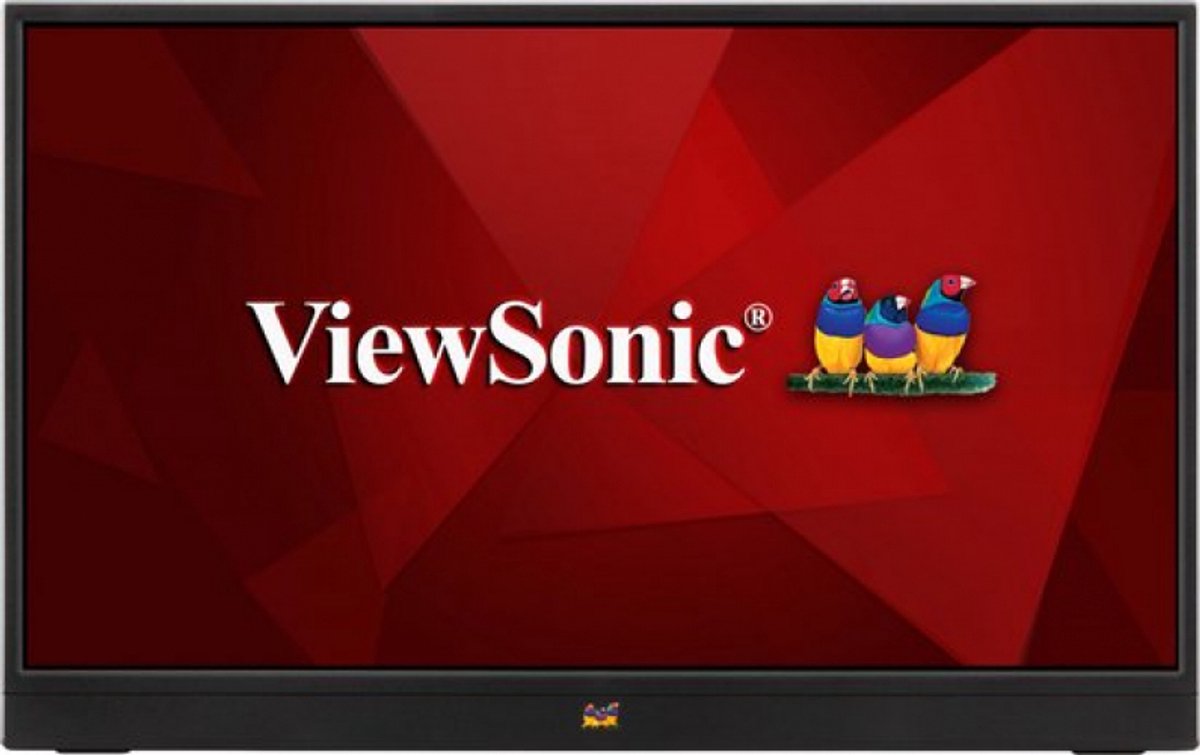 Viewsonic VA1655 LED-monitor 39.6 cm (15.6 inch) Energielabel C (A - G) 1920 x 1080 Pixel Full HD 7 ms Mini-HDMI, Audio, stereo (3.5 mm jackplug), USB-C® 3.2 IPS LED