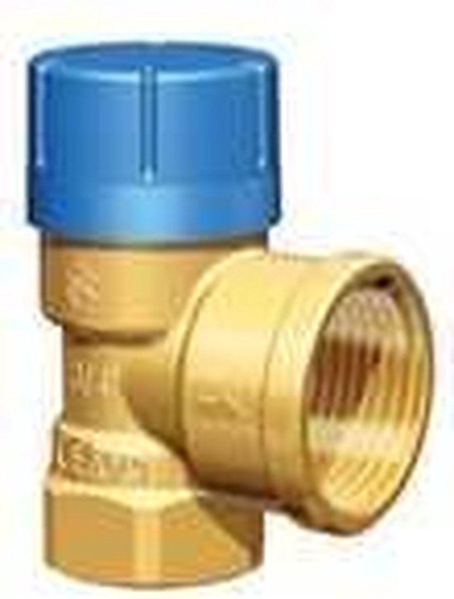Flamco Prescor-B overstortventiel 3/4" binnendraad 8 bar