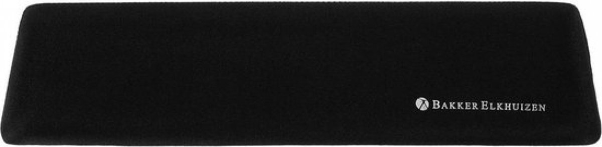 BakkerElkhuizen Trapezium Wrist Rest Compact Gel-polssteun Ergonomisch Zwart (b x h x d) 330 x 13 x 80 mm