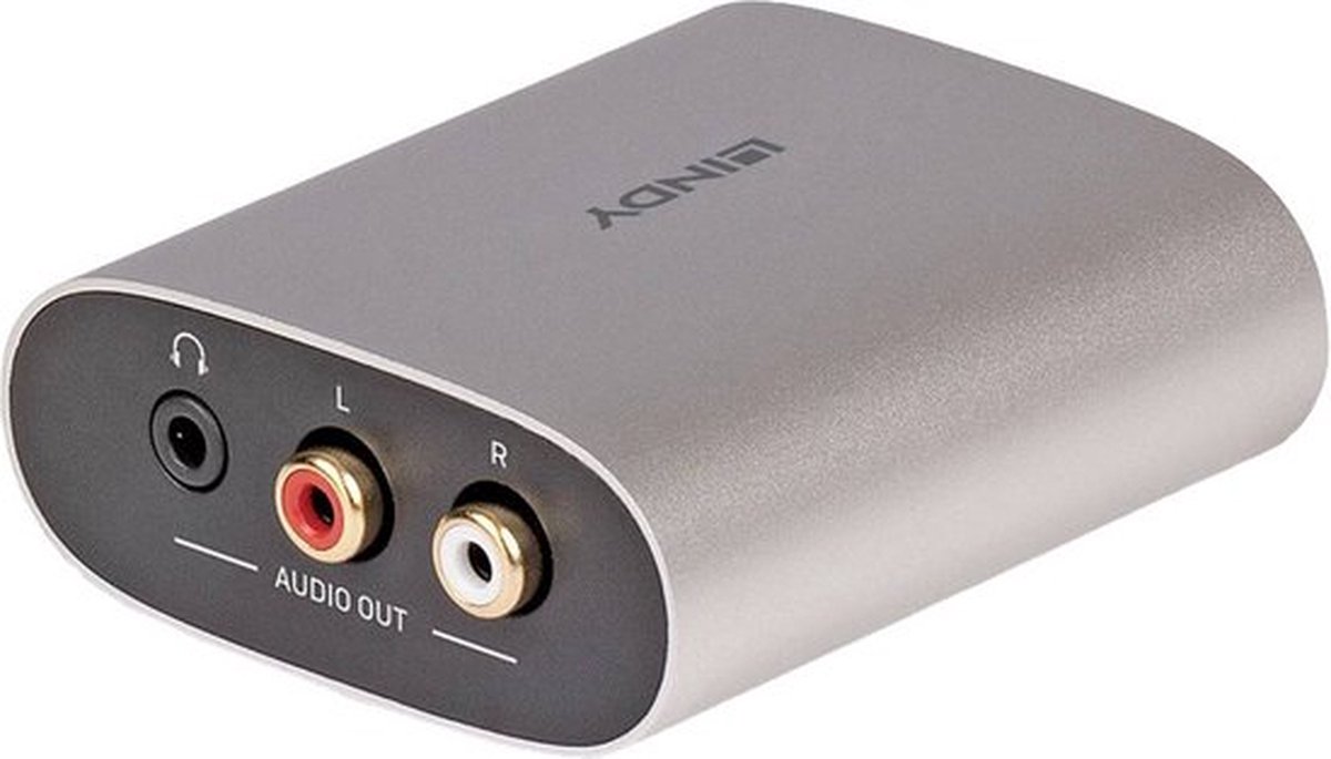 Adapter RCA naar HDMI LINDY 38363 Zilverkleurig