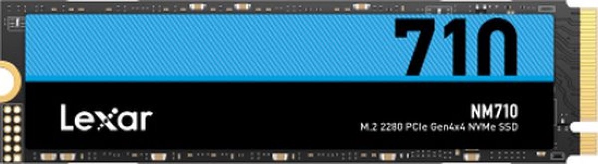 Lexar NM710 1 TB - SSD - M.2 - 1 TB - NVMe - PCI Express 4.0 x 4 - 3d v-nand
