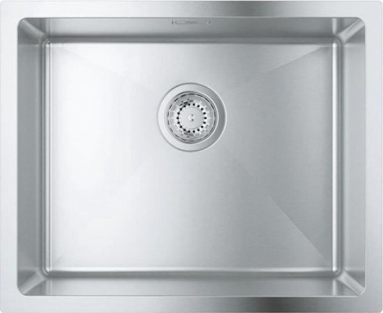 Onderbouw Gouden Keuken Spoelbak Inbouw 54x44 cm met Sifon, Afvoerzeef