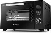 Bol.com BRANDT - FC406MHB - Mini-oven 40 L - Afmetingen schaal: 2x38 cm - Temperatuurstand: 40°C op 220°C aanbieding