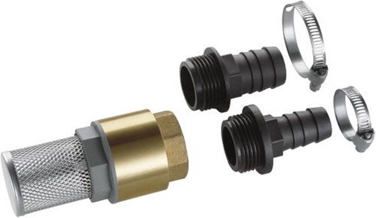 Kärcher Home & Garden 6.997-341.0 Voetventiel 16 - 19 mm (3/4) Ø, 25 mm (1) Ø Metaal, Kunststof