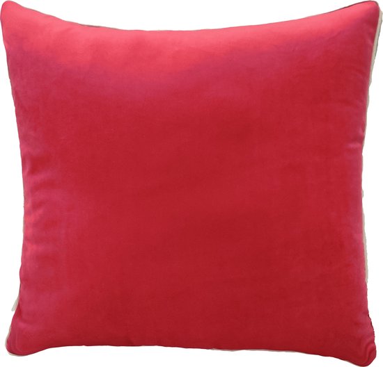 Housse De Coussin Noël Rouge Avec Motif Arbre De Neige - Taille 40x40 Cm - 2 Côtés Imprimés - Tissu Doux De Qualité - Pour Salon, Lit