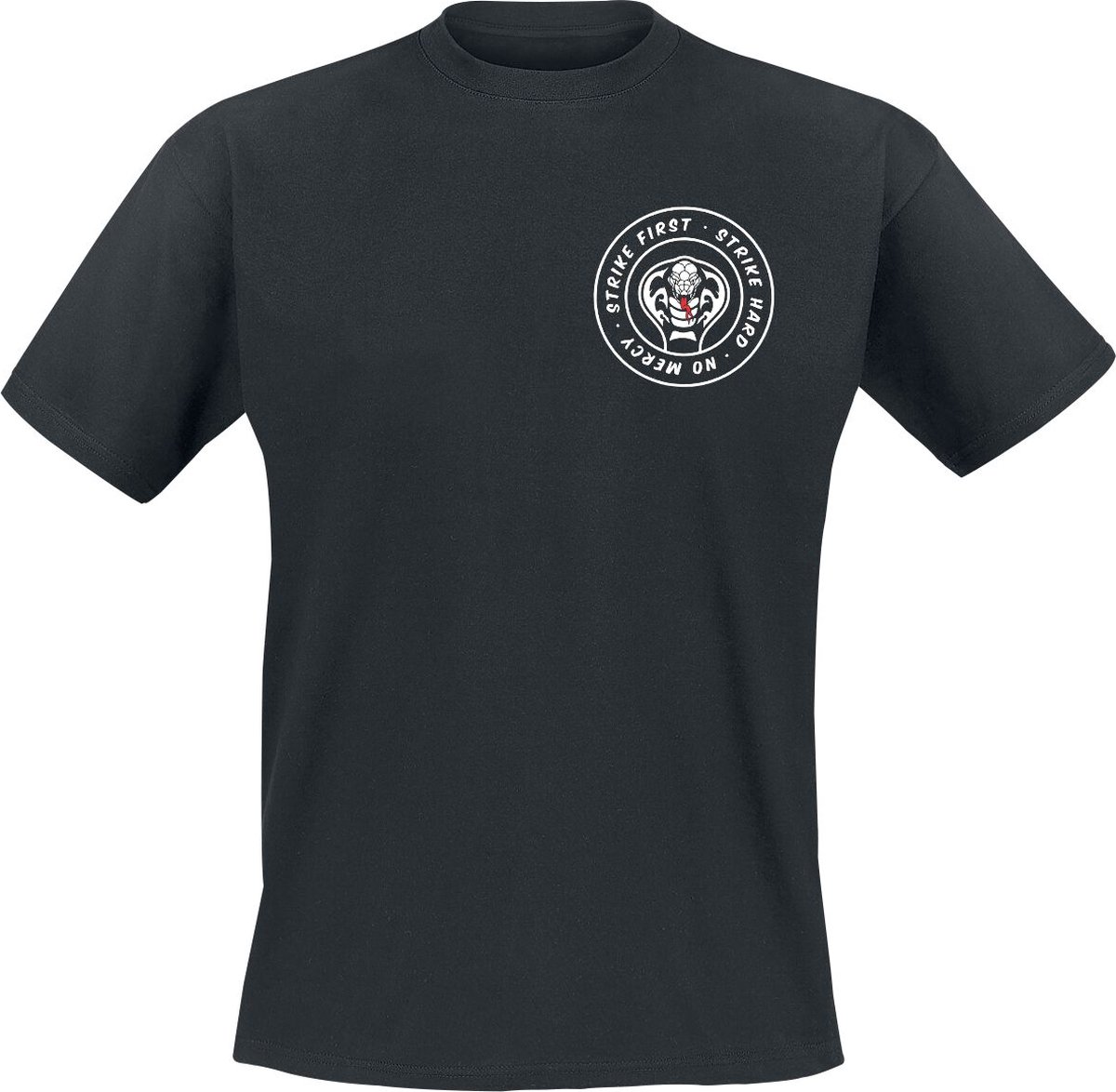 Cobra Kai Cobra Kai White Patches Heren T-shirt - zwart - XL