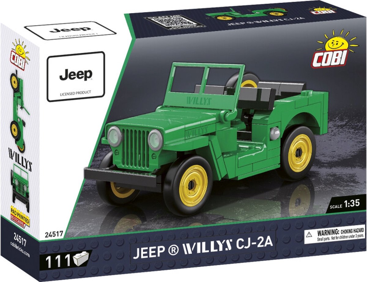 COBI Jeep Willys CJ-2A: bouwset met militaire details thumbnail 3