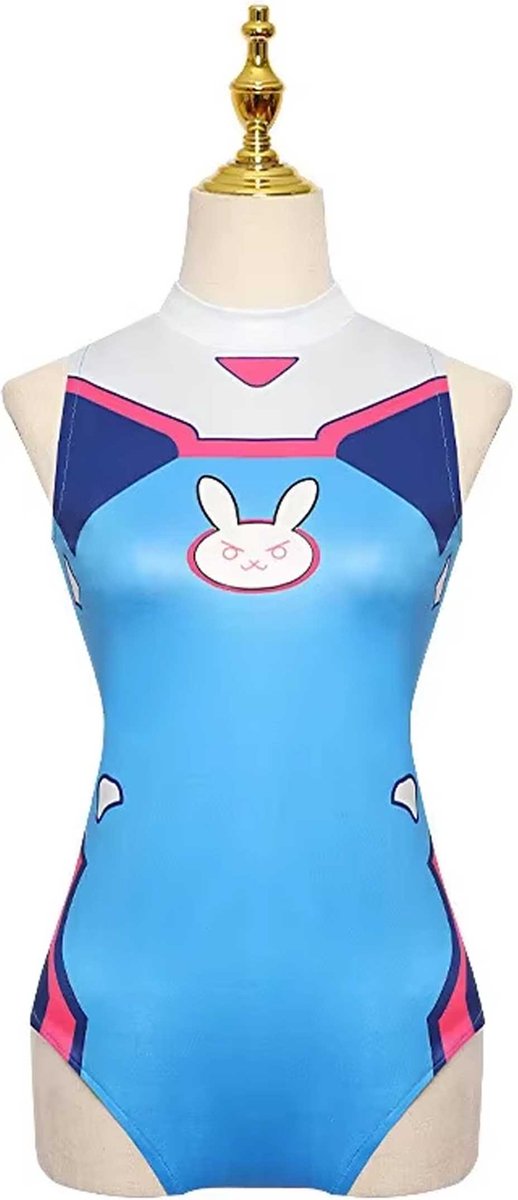 Goedkoopste Anime Cosplay Bodysuit - Blauw - Bunny - Dames - One Size - Max 65 KG