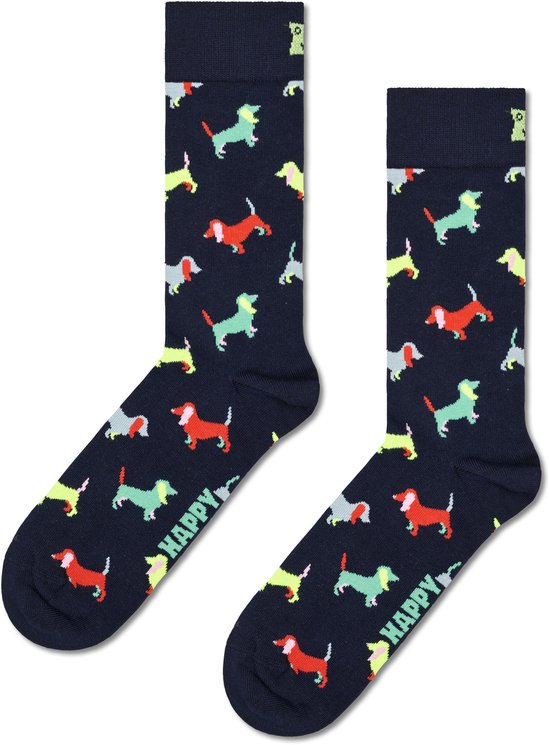 Happy Socks Heren & Dames - Maat 41-46 - Dieren, puppy Hond