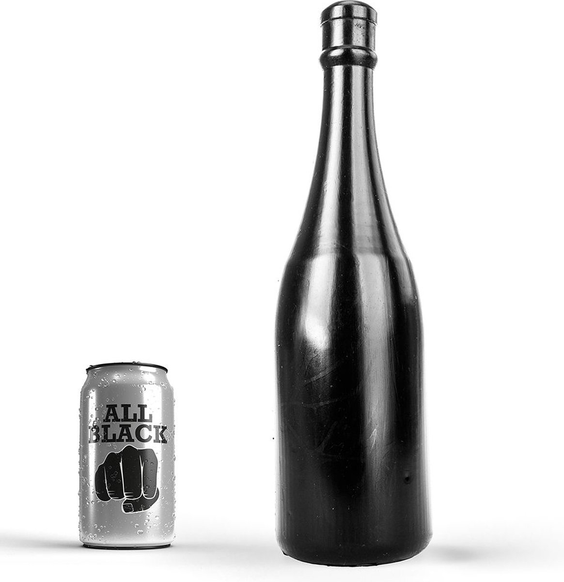 Goedkoopste All Black Buttplug Champagnefles - medium
