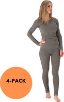 Dames Legging Merino Wol Engel Natur Maat Engel Dames 38/40 - Medium Kleur Antraciet