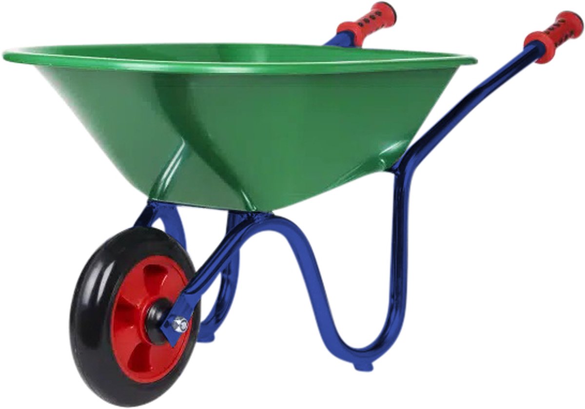 Okido Kinderkruiwagen met kunststof bak Blauw