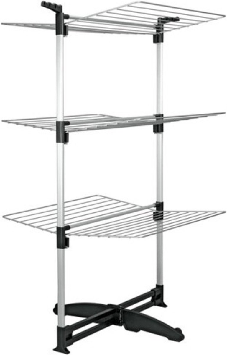 Tomado droogrek Ciclone 78 x 72 x 137 cm staal zilver/zwart